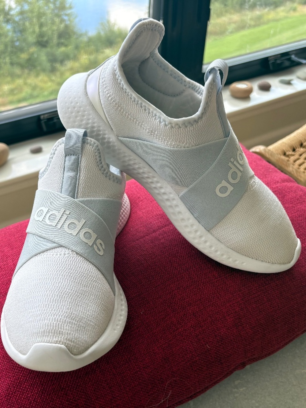 adidas Puremotion Adapt Slip On Sneakers Women’s 7.5 White FZ4283 Excellent